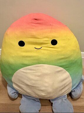 24" Rainbow Glow-in-the-Dark Dog Squishmallow